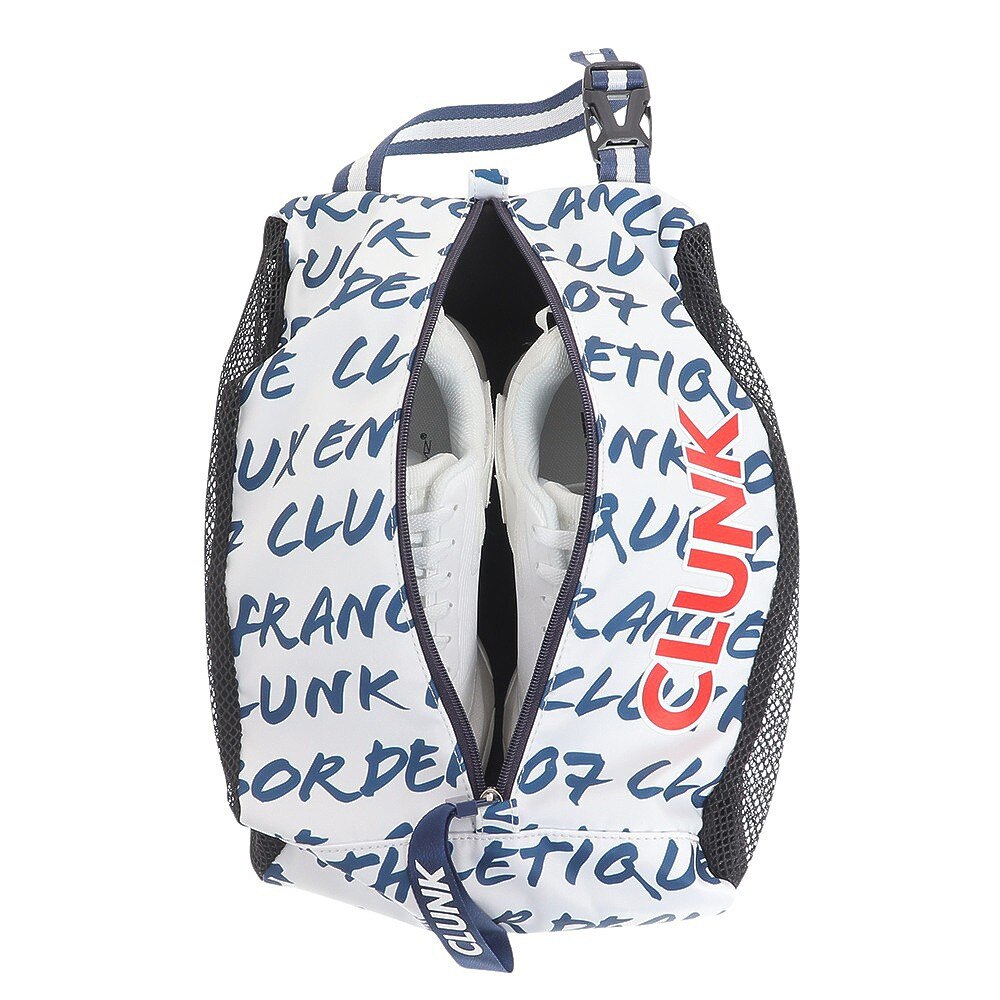 クランク（CLUNK）（メンズ）ゴルフ BRUSHシリーズ シューズケース CL5PGC06 WHT