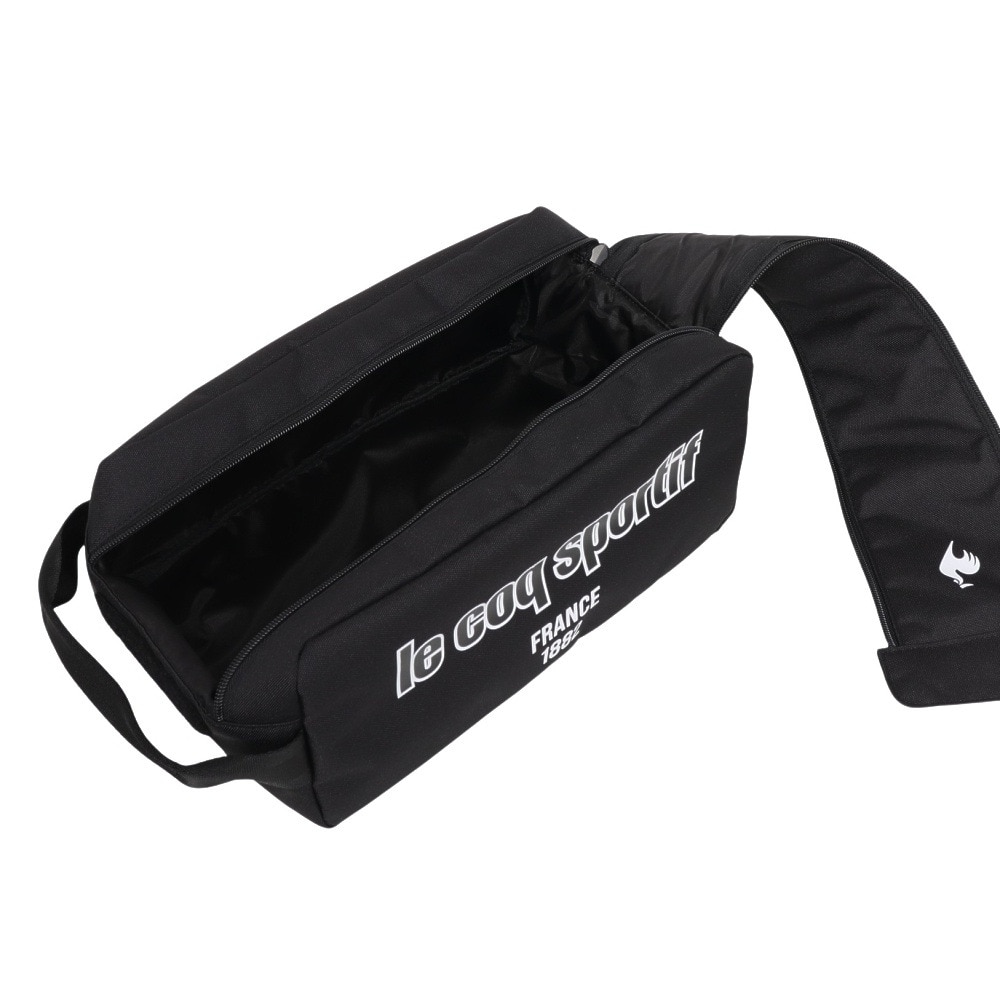ルコックスポルティフ（lecoqsportif）（メンズ、レディース）ゴルフ シューズケース Wファスナータイプ LG5SBZ21M BK00
