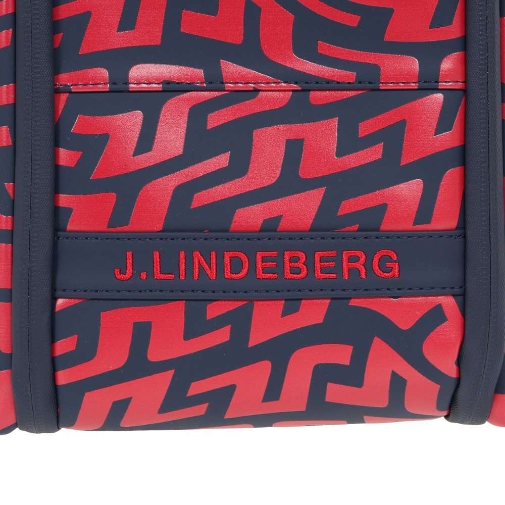 J.LINDEBERG（メンズ）Bridge Swirl Red シューズケース 073-87903-064