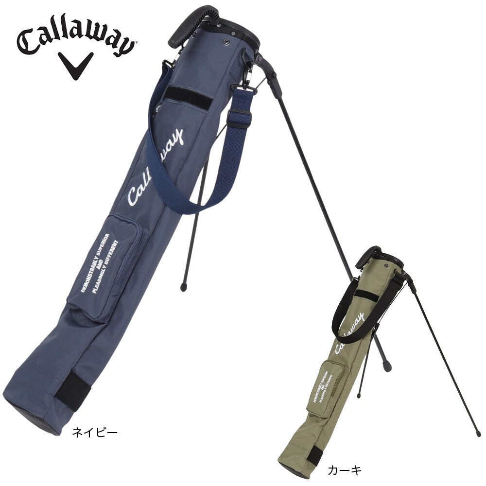 キャロウェイ（CALLAWAY）（メンズ）ゴルフ クラブケース スタンド式 自立式 アドバンス 24 フード付き ストラップ付き 5924112 KHA