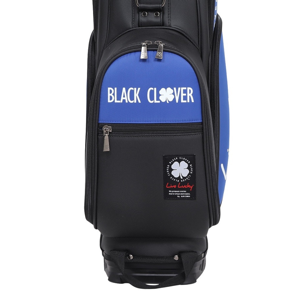 ブラッククローバー（Black Clover）（メンズ）ゴルフ スタンド式 キャディバッグ 9.0型 6分割 LUXE BA5PNC80 BLU