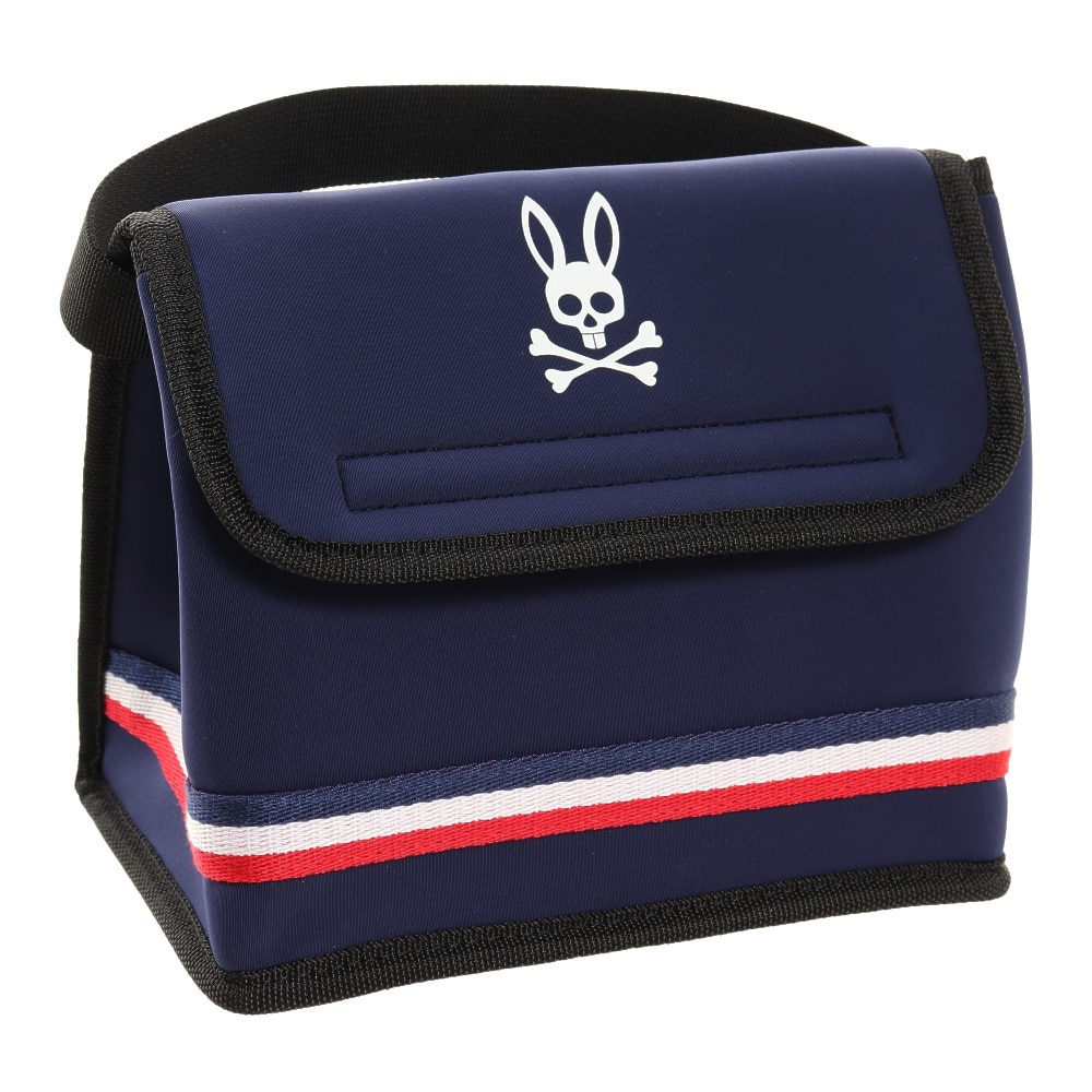  PsychoBunny 保冷 ラウンドトート ポーチ PBMG1SBG-NVY