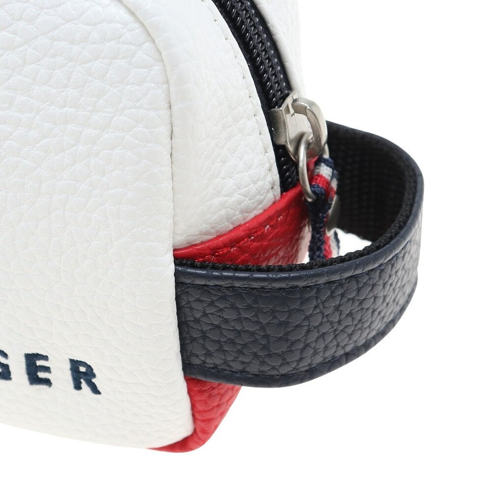 トミー ヒルフィガー ゴルフ（TOMMY HILFIGER GOLF）（メンズ、レディース）ゴルフ コンパクト ポーチ FACE THMG1FBH-WHT