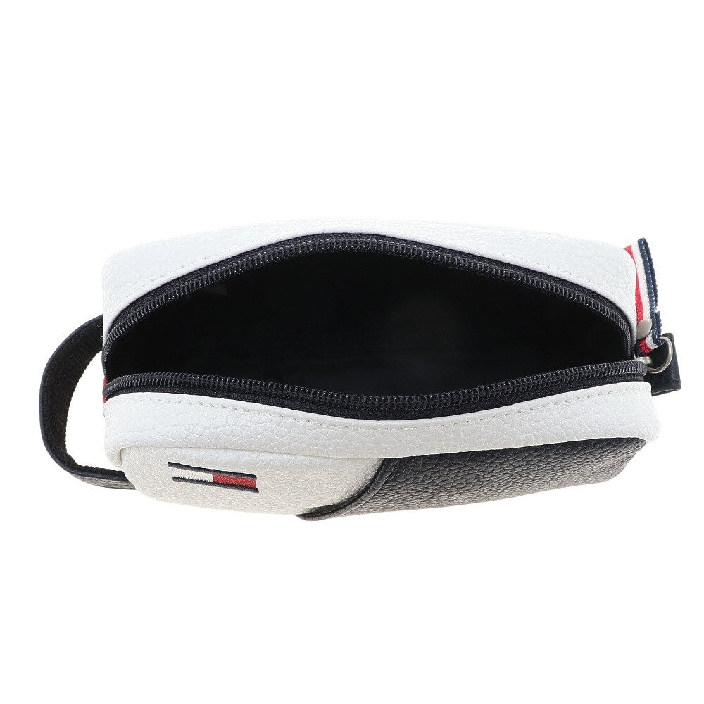 トミー ヒルフィガー ゴルフ（TOMMY HILFIGER GOLF）（メンズ、レディース）ゴルフ コンパクト ポーチ FACE THMG1FBH-WHT