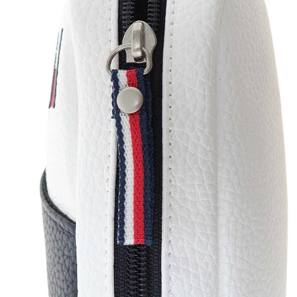 トミー ヒルフィガー ゴルフ（TOMMY HILFIGER GOLF）（メンズ、レディース）ゴルフ コンパクト ポーチ FACE THMG1FBH-WHT