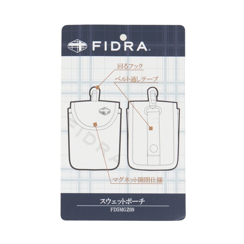フィドラ（FIDRA）（メンズ、レディース）スウェットポーチ FD5MGZ09 WHT