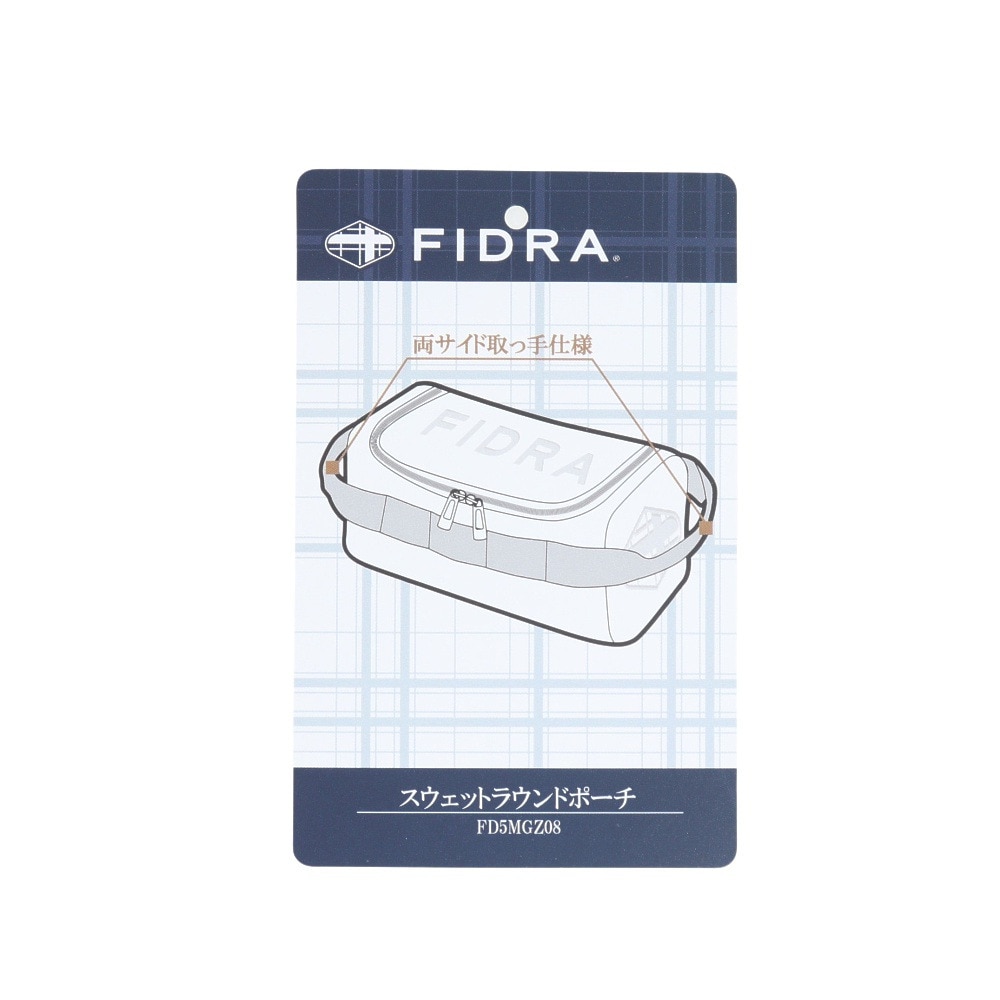 フィドラ（FIDRA）（メンズ、レディース）スウェットラウンドポーチ FD5MGZ08 WHT
