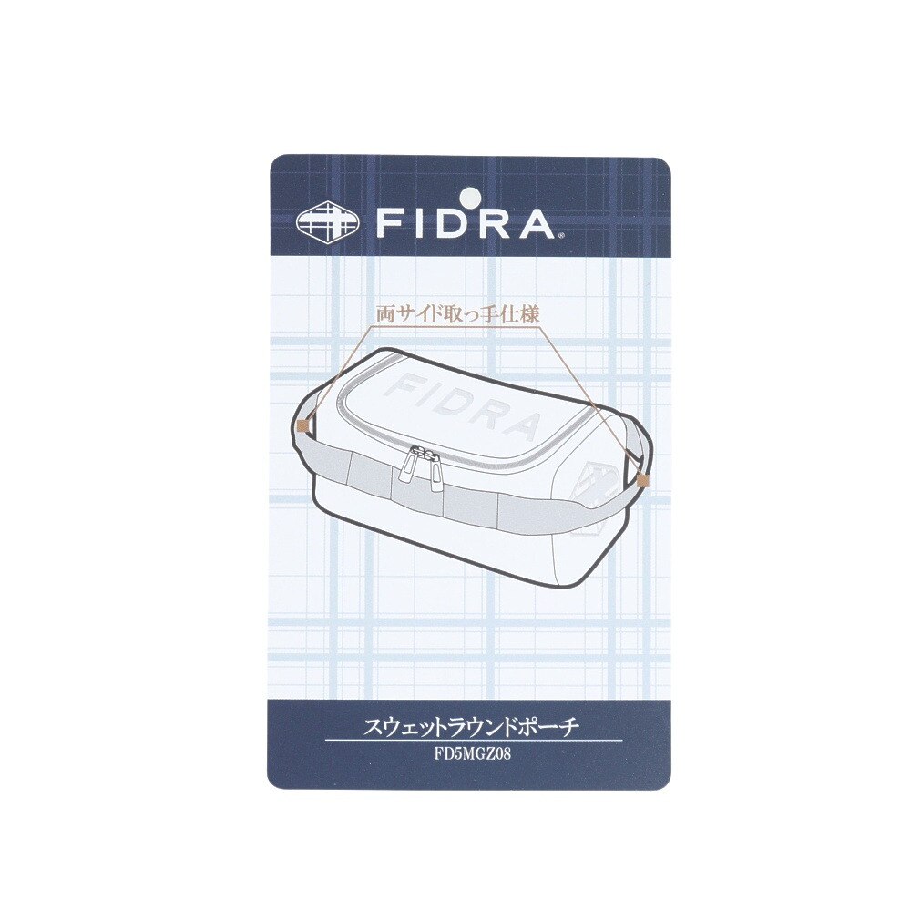 フィドラ（FIDRA）（メンズ、レディース）ゴルフ スウェットラウンドポーチ FD5MGZ08 WHT