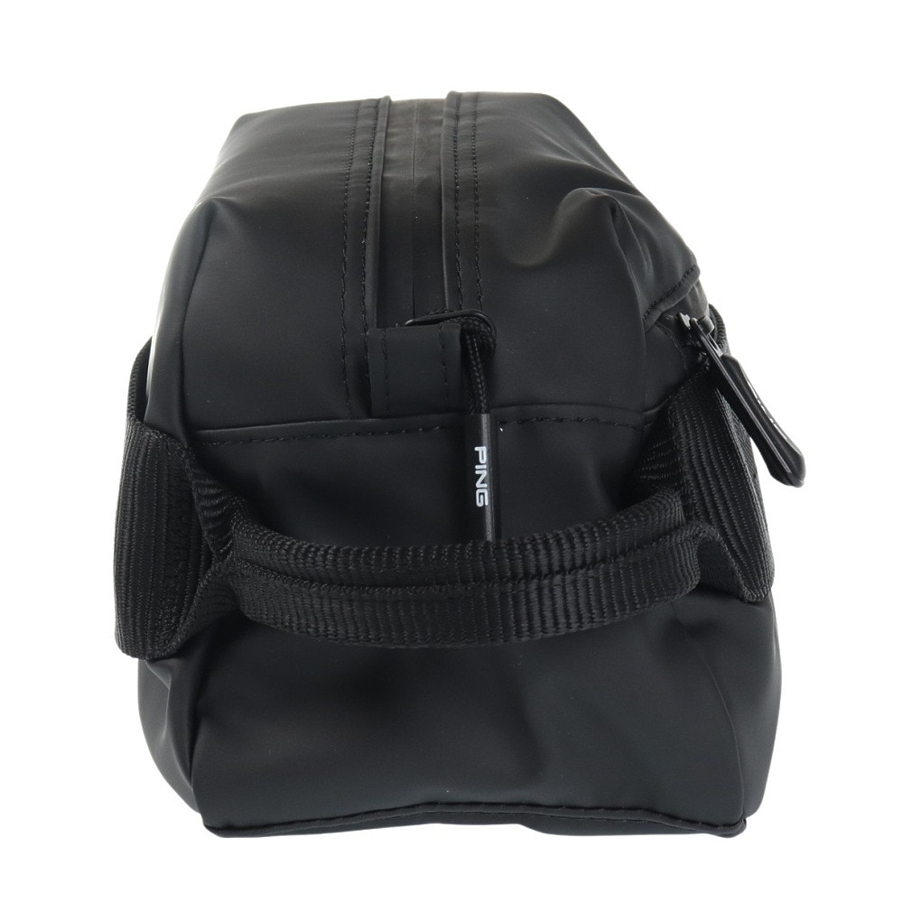 ピン（PING）（メンズ、レディース）ラウンドポーチ GB-A223 マットPUポーチ BLACK 36227