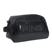 ピン（PING）（メンズ、レディース）ラウンドポーチ GB-A223 マットPUポーチ BLACK 36227