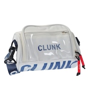 クランク（CLUNK）（メンズ、レディース）ゴルフ ポーチ 撥水 ショルダー付 トリカラシリーズ  CL5PGZ46 WHT