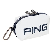 ピン（PING）（メンズ）ゴルフ ソフトPUマルチポーチ GB-U2306 WH 36837