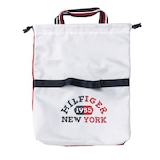 トミーヒルフィガー（TOMMY HILFIGER）（メンズ）ゴルフ マルチバッグ ラウンドバッグ 巾着 ミックス THMG3FBZ-WHT