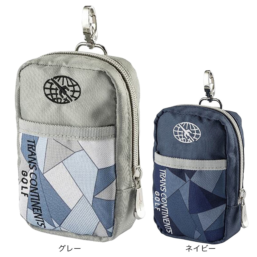 トランスコンチネンツ（TRANS CONTINENTS）（メンズ）ゴルフ マルチポーチ スコープポーチ TCPH-916 GRY