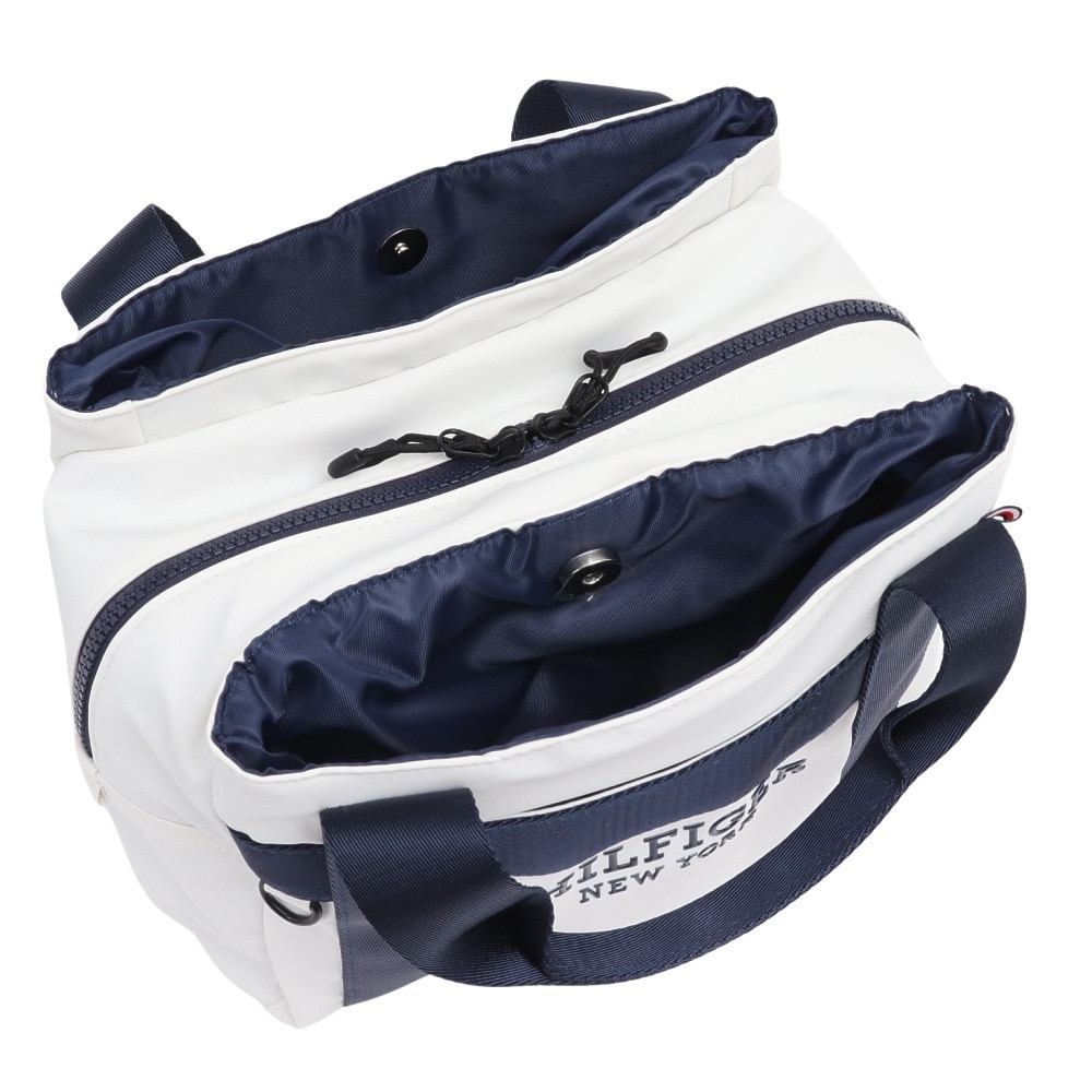トミー ヒルフィガー ゴルフ（TOMMY HILFIGER GOLF）（メンズ）ゴルフ カートバッグ ラウンドバッグトリプルポケット THMG4SBA-WHT