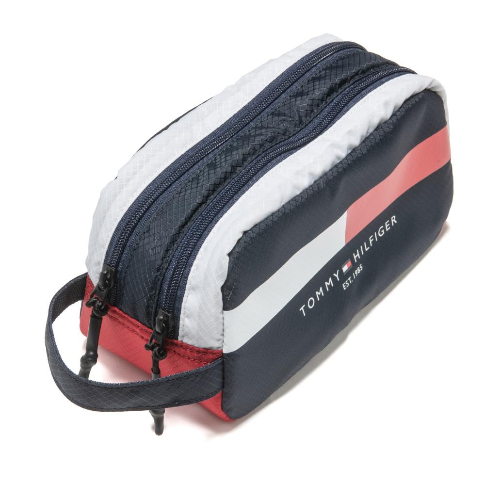 トミー ヒルフィガー ゴルフ（TOMMY HILFIGER GOLF）（メンズ）ゴルフ 内ポケット付き 2層 ポーチ シグネチャー THMG4SEB-NVY