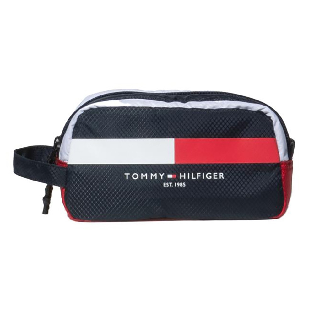 トミー ヒルフィガー ゴルフ（TOMMY HILFIGER GOLF）（メンズ）ゴルフ 内ポケット付き 2層 ポーチ シグネチャー THMG4SEB-NVY