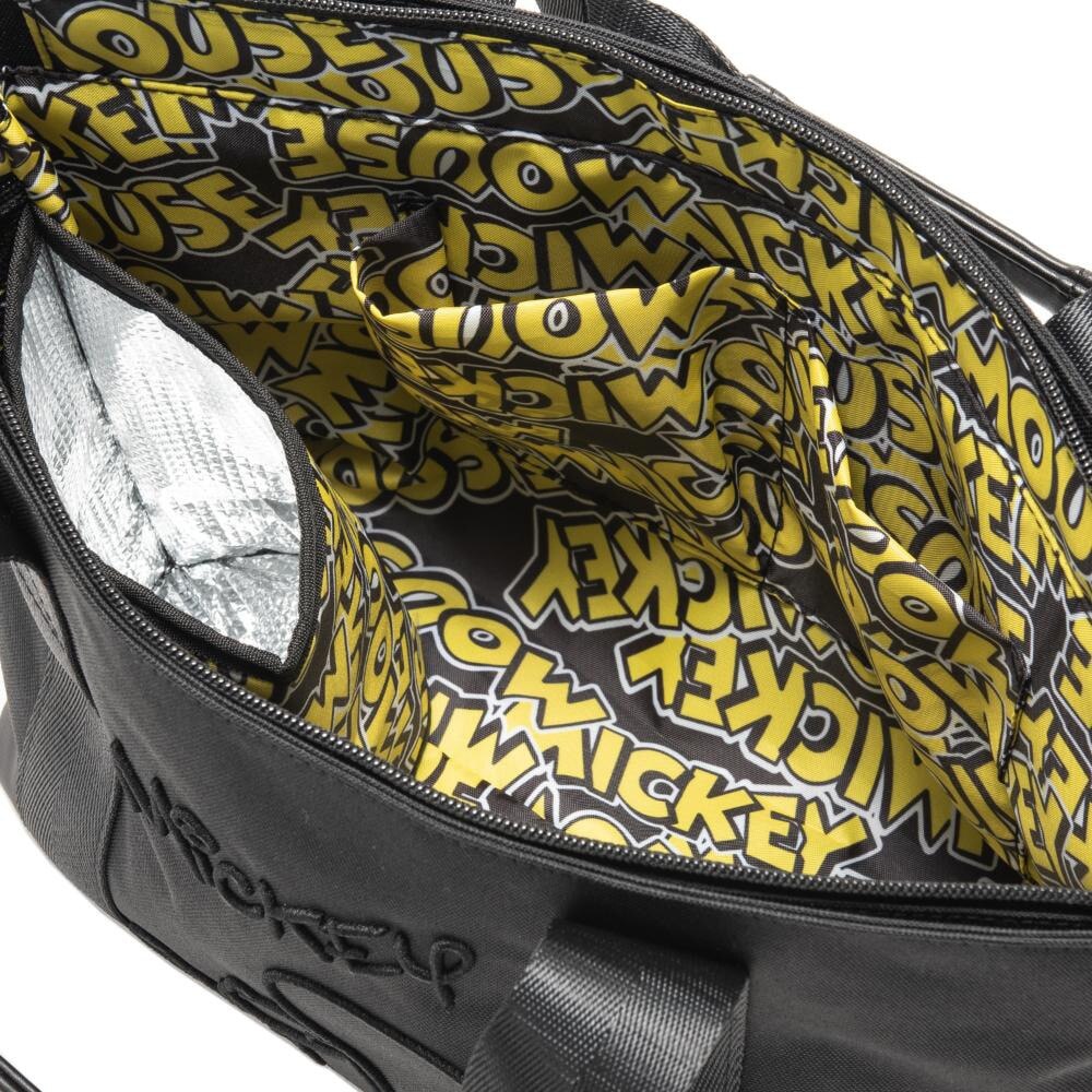 DISNEY（DISNEY）（メンズ、レディース）ゴルフ BLACK MICKY ラウンドバッグ XYMG4FB2-ブラック