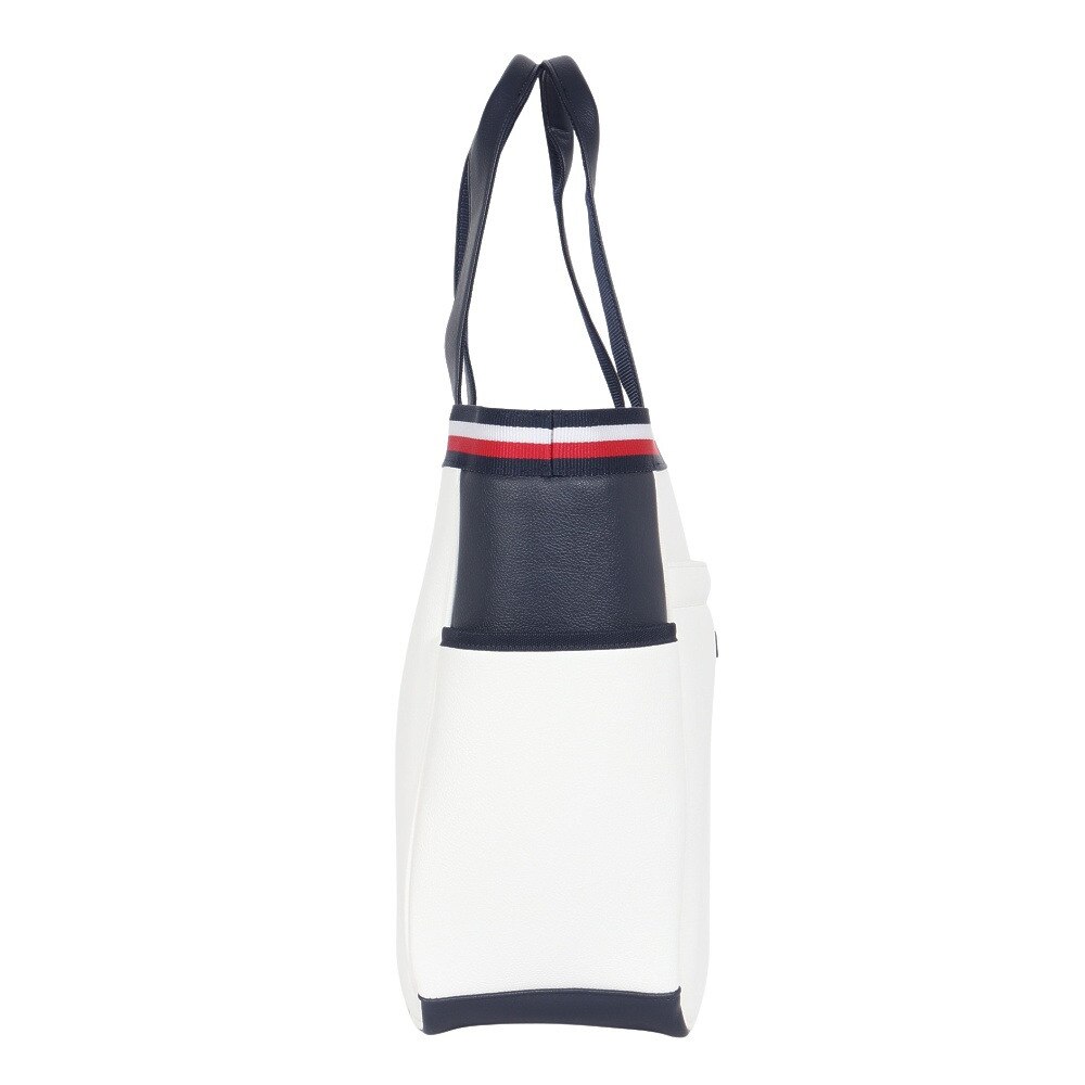 トミー ヒルフィガー ゴルフ（TOMMY HILFIGER GOLF）（メンズ）ゴルフ ラウンドロゴ トートバッグ THMG4FT0-WHT