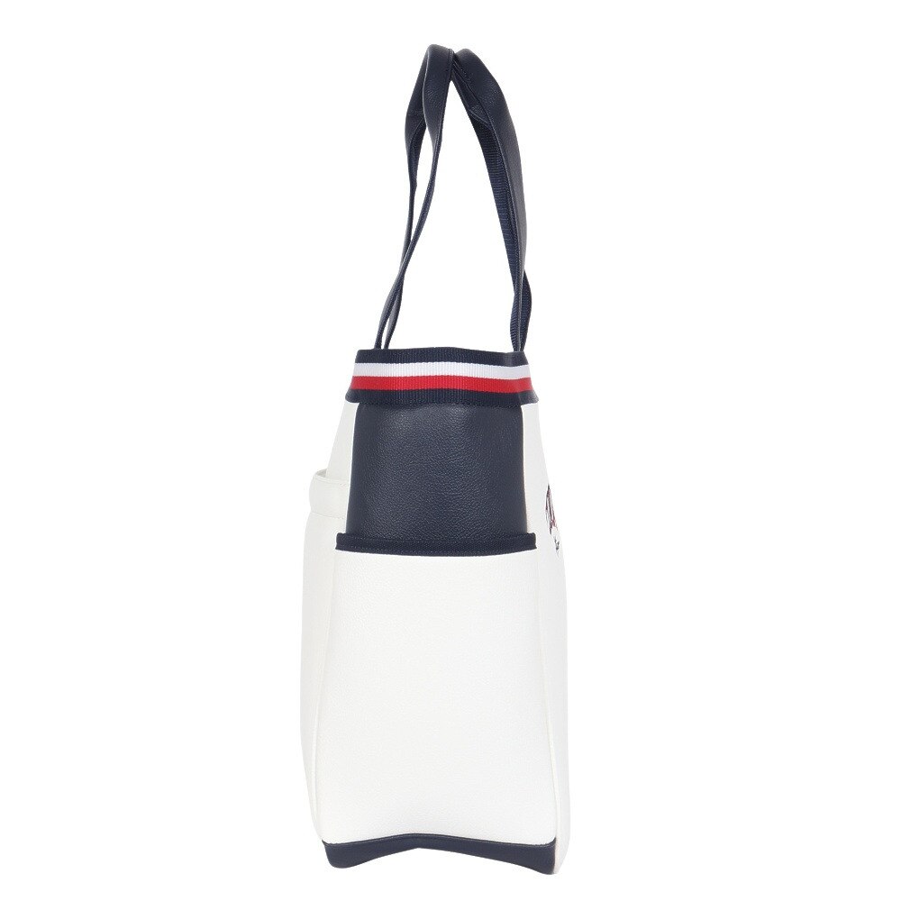 トミー ヒルフィガー ゴルフ（TOMMY HILFIGER GOLF）（メンズ）ゴルフ ラウンドロゴ トートバッグ THMG4FT0-WHT