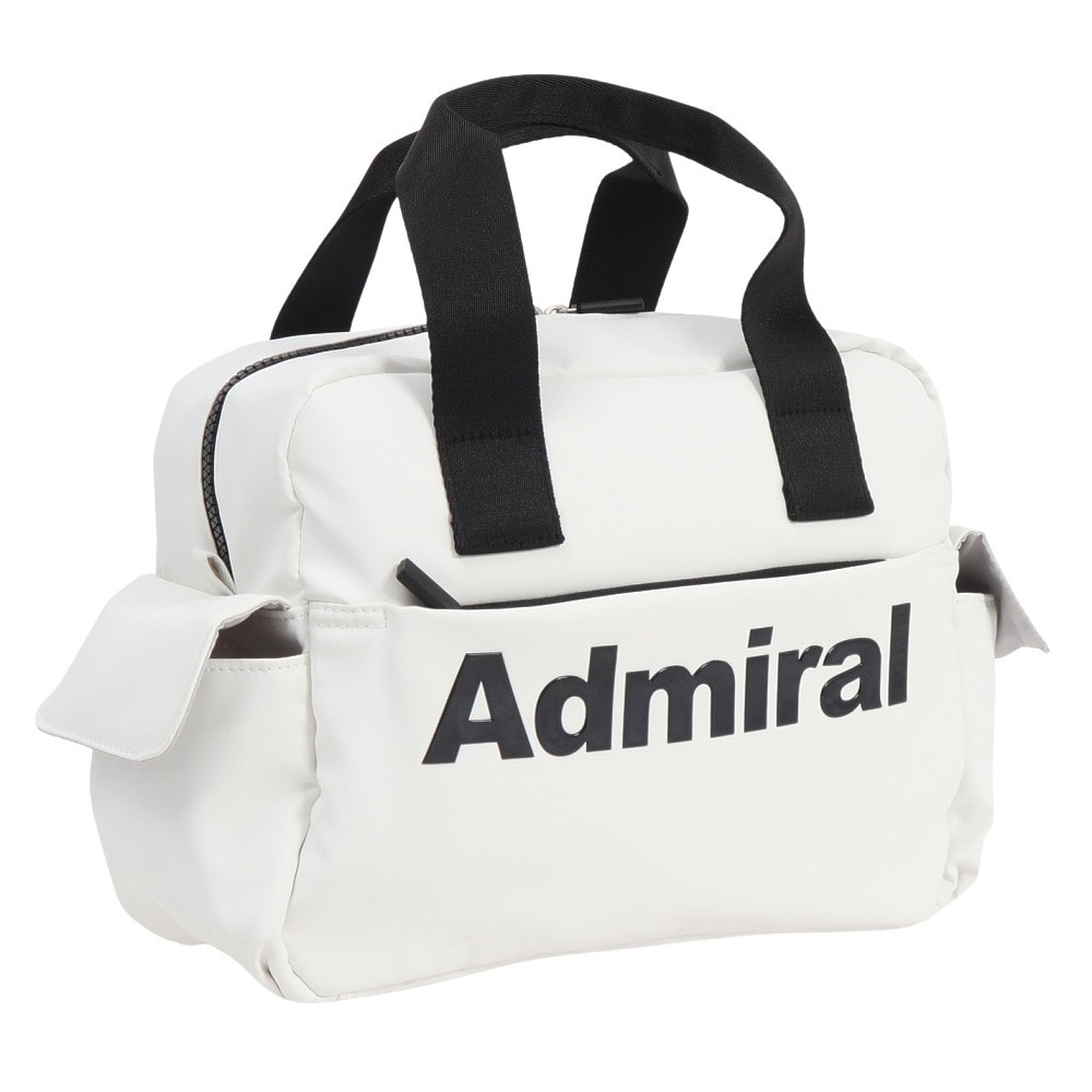 アドミラル ゴルフ（Admiral GOLF）（メンズ、レディース）ゴルフ フラップポケット ラウンドバッグ ADMZ4BTD-WHT