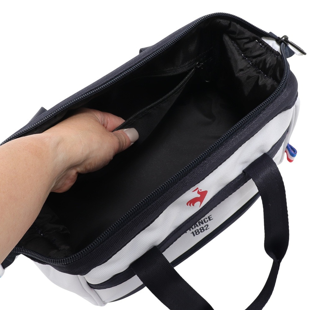 ルコックスポルティフ（lecoqsportif）（メンズ、レディース）ゴルフ 保冷機能付き 二層式 カートポーチバッグ LG5STT40M WH00