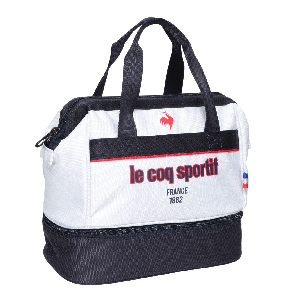 ルコックスポルティフ（lecoqsportif）（メンズ、レディース）ゴルフ 保冷機能付き 二層式 カートポーチバッグ LG5STT40M WH00