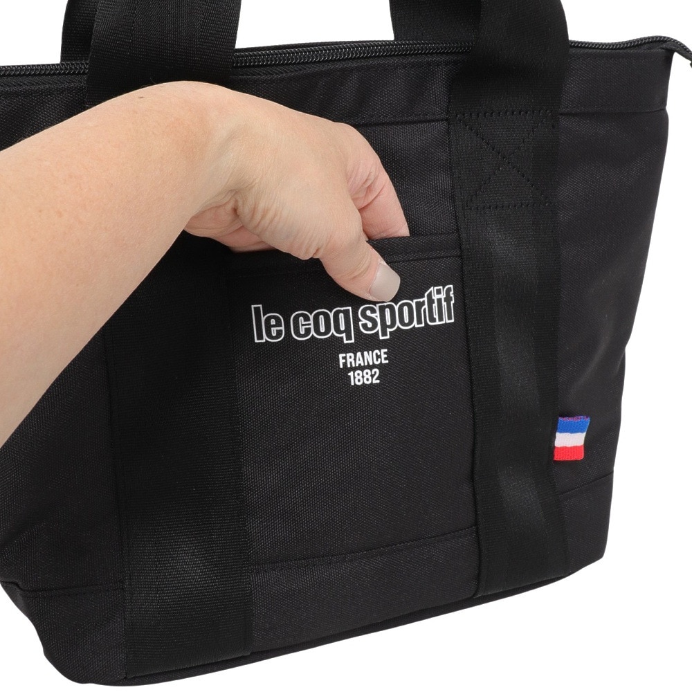 ルコックスポルティフ（lecoqsportif）（メンズ、レディース）ゴルフ 保冷機能付きトート型ポーチバッグ LG5STT41M BK00