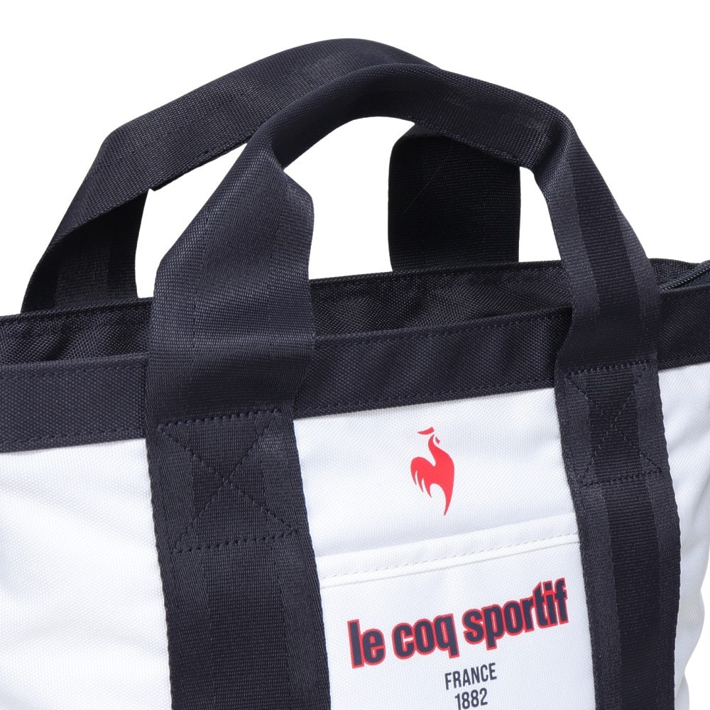 ルコックスポルティフ（lecoqsportif）（メンズ、レディース）ゴルフ 保冷機能付き トート型ポーチバッグ LG5STT41M WH00