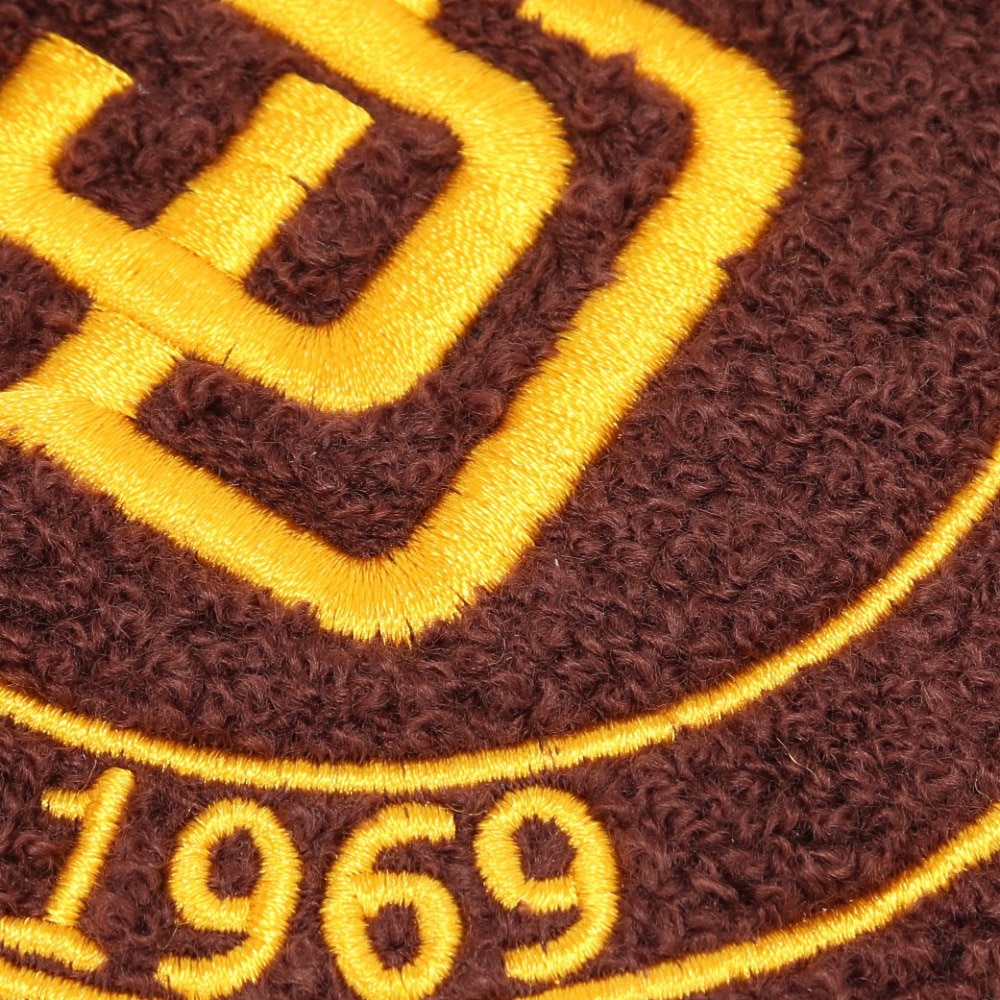 エムエルビー（MLB）（メンズ、レディース、キッズ）ゴルフ MLBポーチ サンディエゴ・パドレス SD-PCH15/BROWN