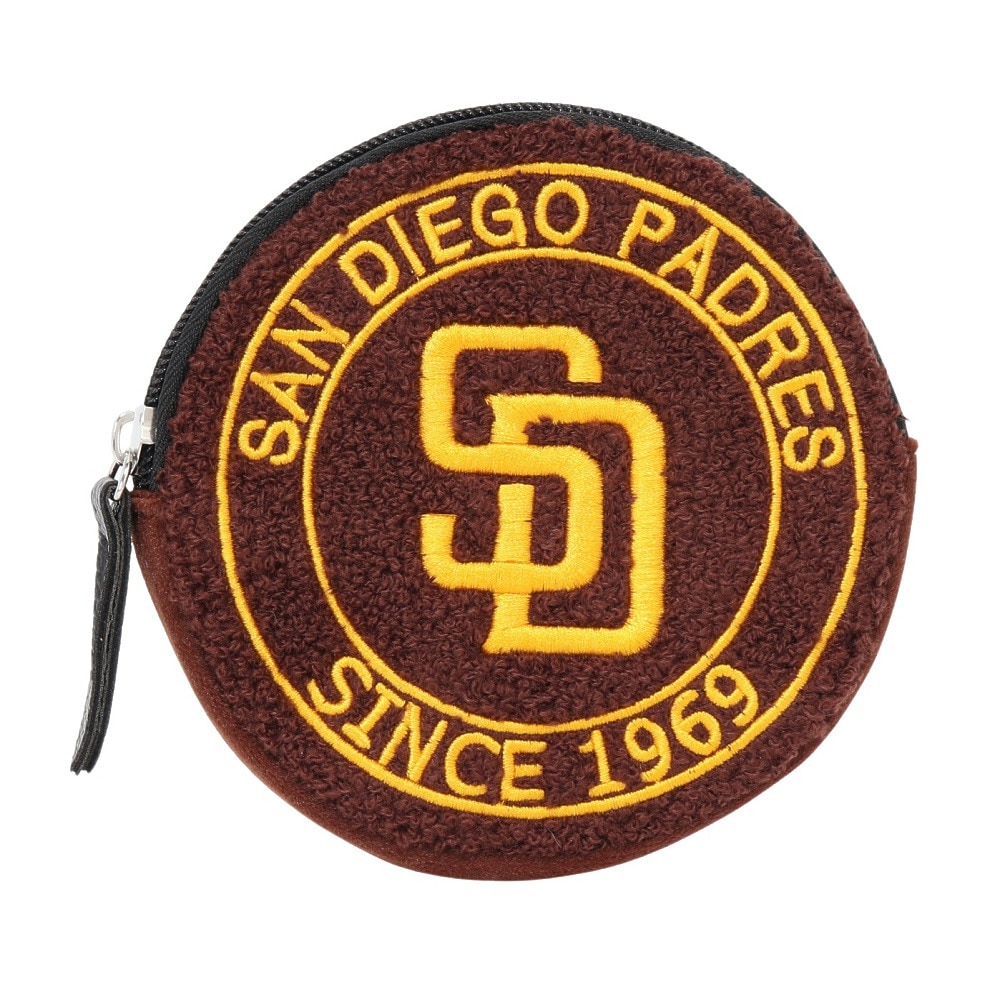 エムエルビー（MLB）（メンズ、レディース、キッズ）ゴルフ MLBポーチ サンディエゴ・パドレス SD-PCH15/BROWN