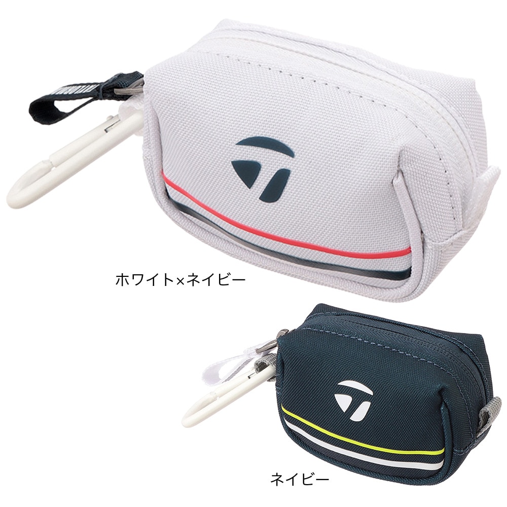テーラーメイド（TAYLORMADE）（メンズ）ゴルフ ボールポーチ 2球用 グラフィックロゴ ボールケース U21978ーUN064