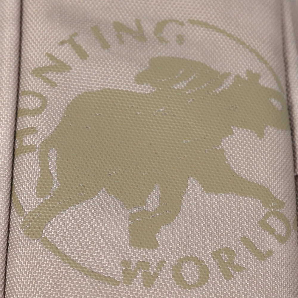 ハンティングワールド（HUNTING WORLD）（メンズ）ゴルフ ボールポーチ ボールケース 3球用 カラビナ式 HW-908BP BEG