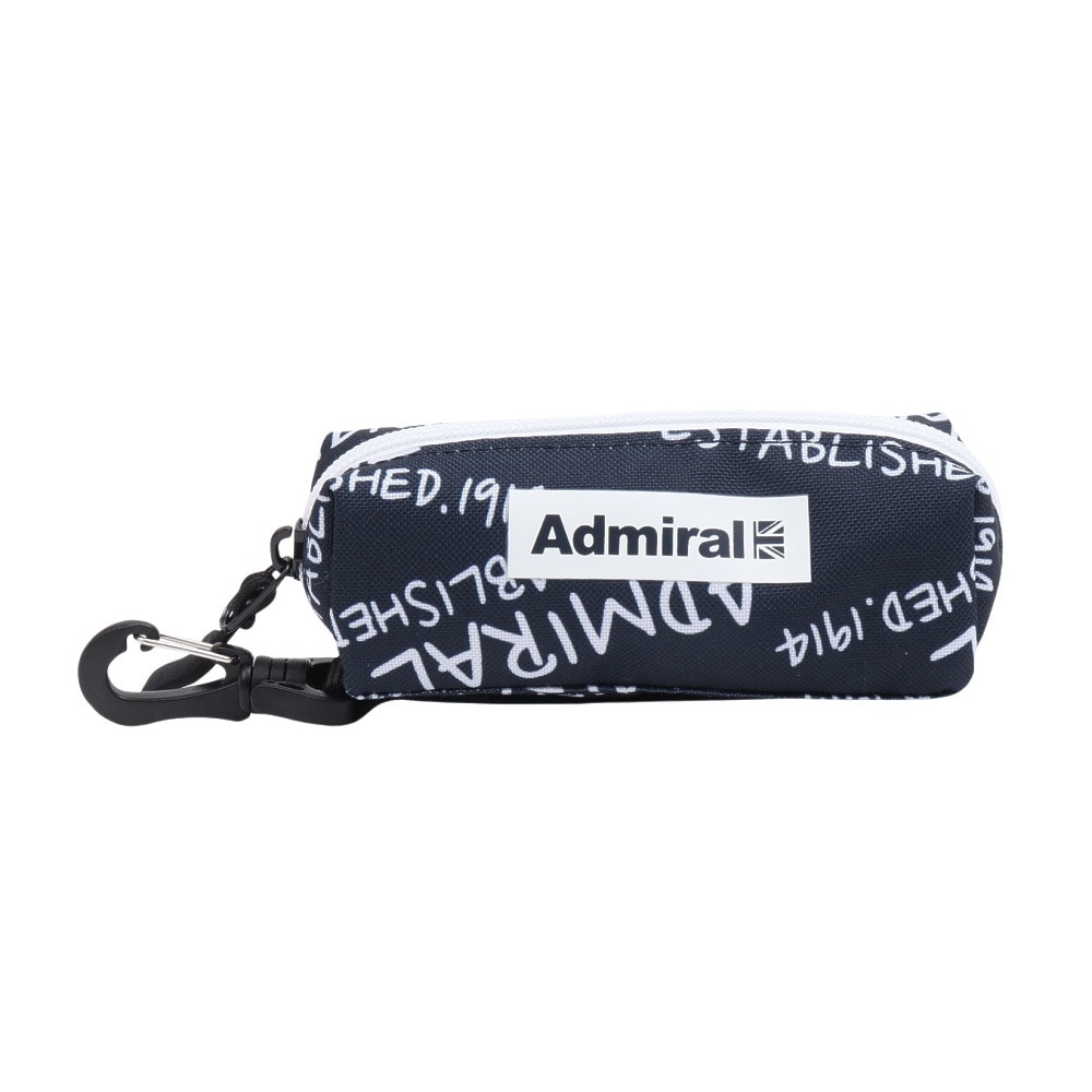 アドミラル ゴルフ（Admiral GOLF）（メンズ、レディース）ゴルフ ボールポーチ ボールケース 3球用 モノグラム ADMG4AE2-NVY