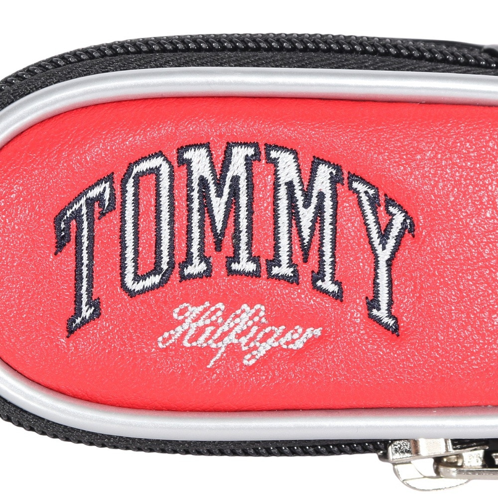 トミー ヒルフィガー ゴルフ（TOMMY HILFIGER GOLF）（メンズ）ゴルフ ボールポーチ 3個入れ エナメルスポーツ THMG4FE1-RED