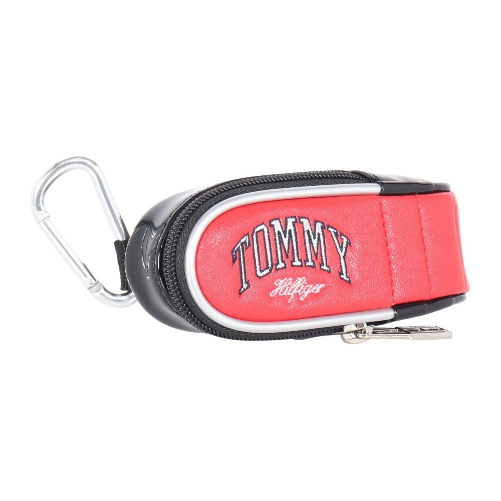 トミー ヒルフィガー ゴルフ（TOMMY HILFIGER GOLF）（メンズ）ゴルフ ボールポーチ 3個入れ エナメルスポーツ THMG4FE1-RED