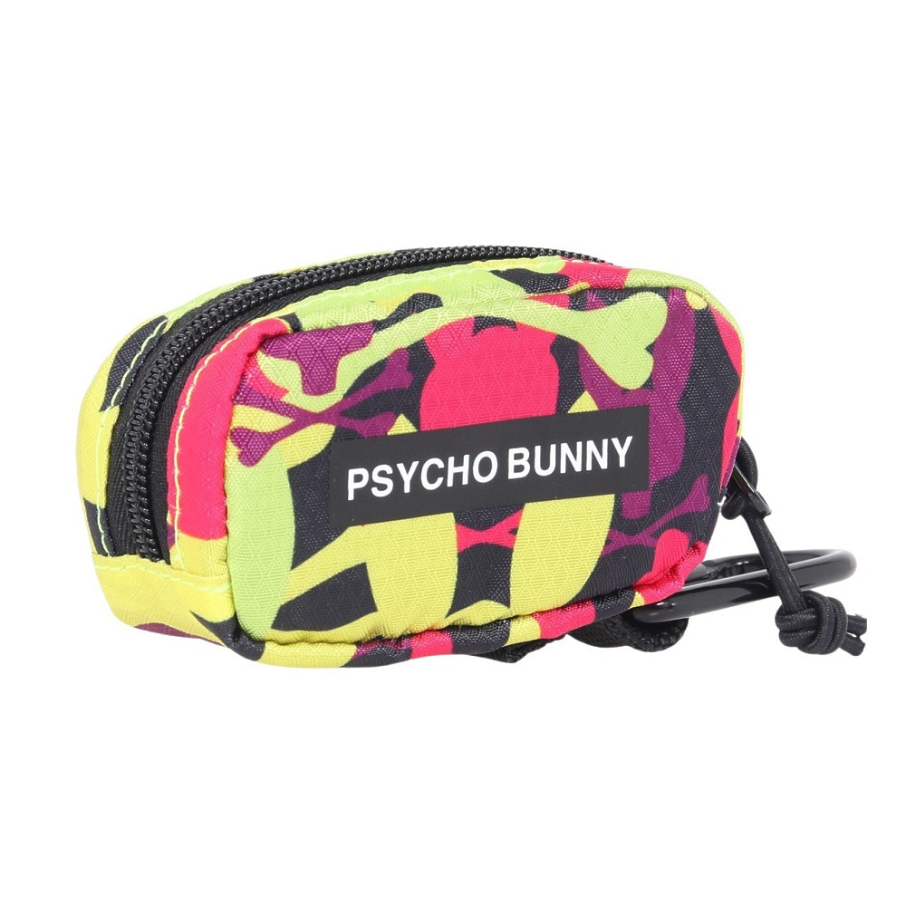 サイコバニー（Psycho Bunny）（メンズ、レディース）ゴルフ ボールポーチ LWG CAMO PBMG4FE3-PNK