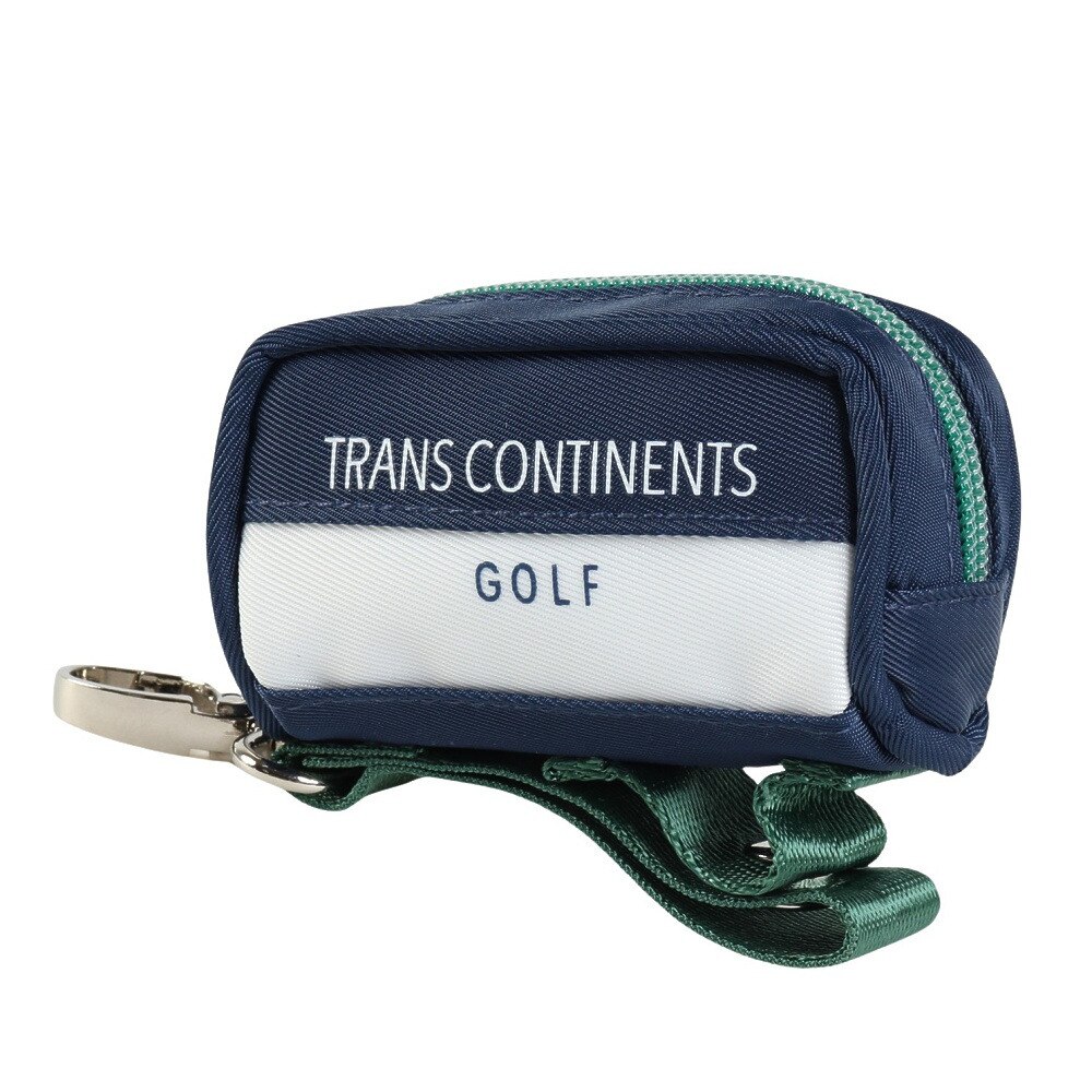 トランスコンチネンツ（TRANS CONTINENTS）（メンズ）ゴルフ 2球用 ボールポーチ TCBP-917 NVY