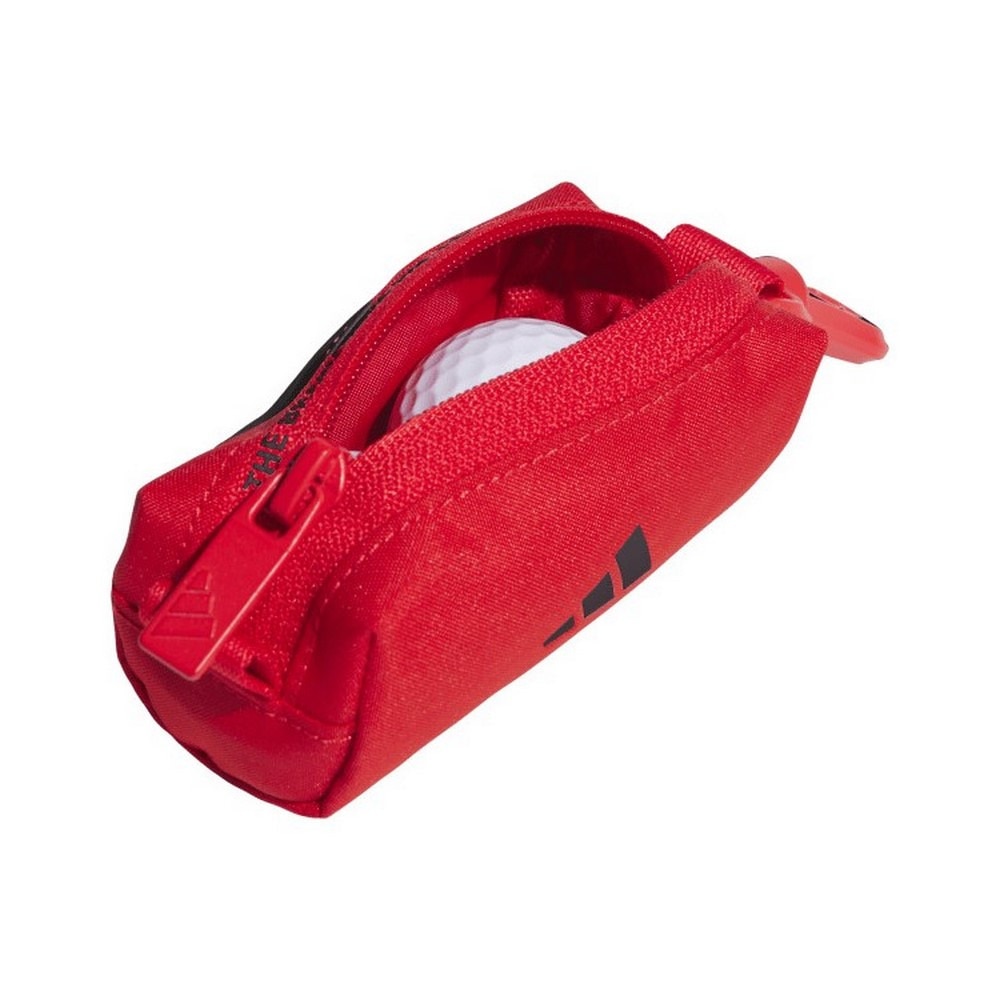 アディダス（adidas）（メンズ）ゴルフ ボールドロゴ ボールケース IKD42-JE7214RED