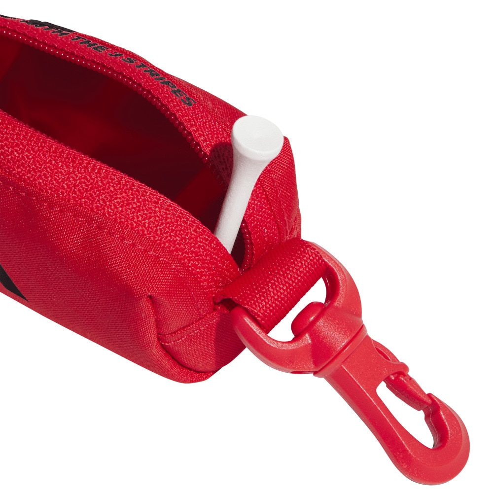 アディダス（adidas）（メンズ）ゴルフ ボールドロゴ ボールケース IKD42-JE7214RED