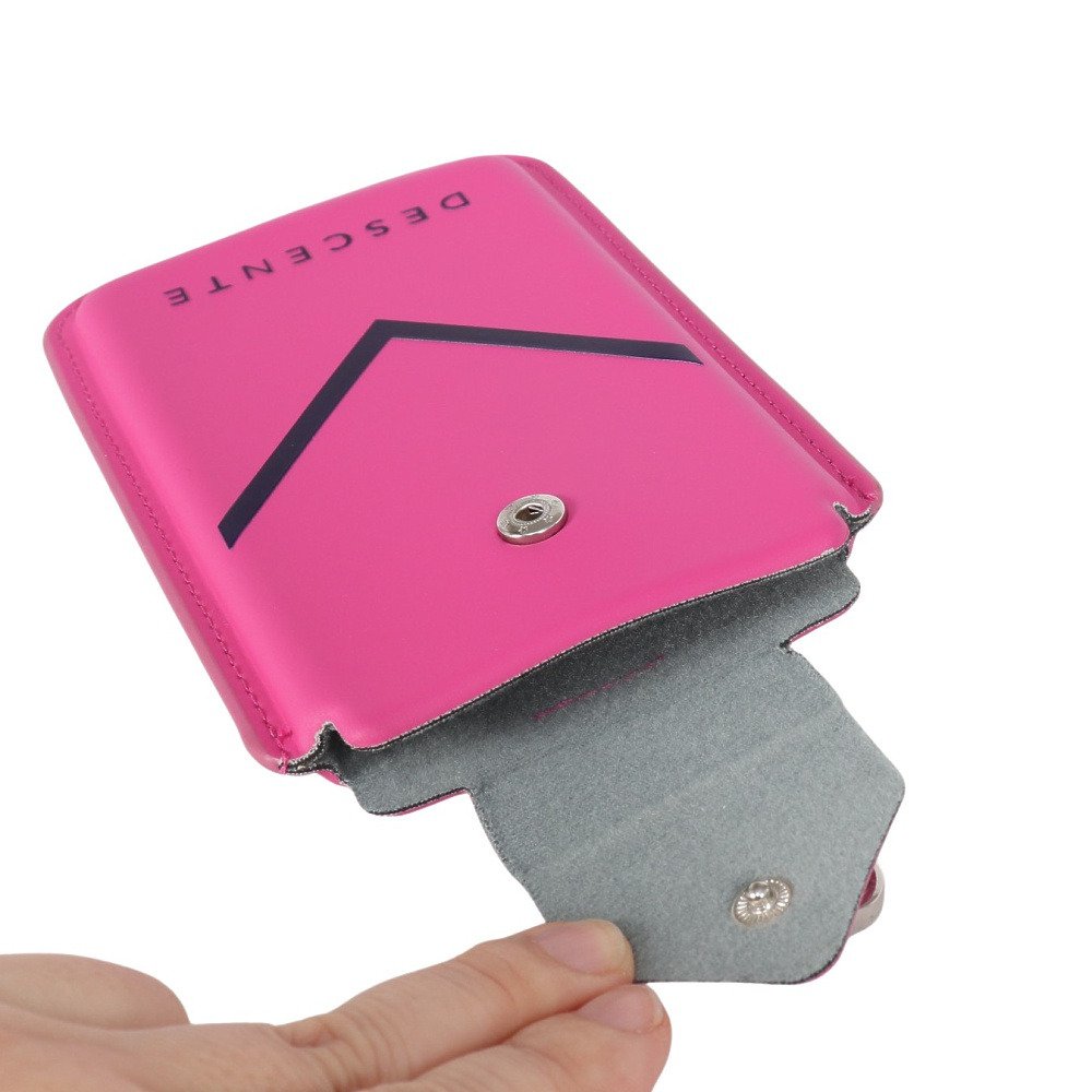 デサントゴルフ（DESCENTEGOLF）（レディース）ゴルフ シリコーンスマートフォンケース ミニポーチ付 DQCTJX70W PK00
