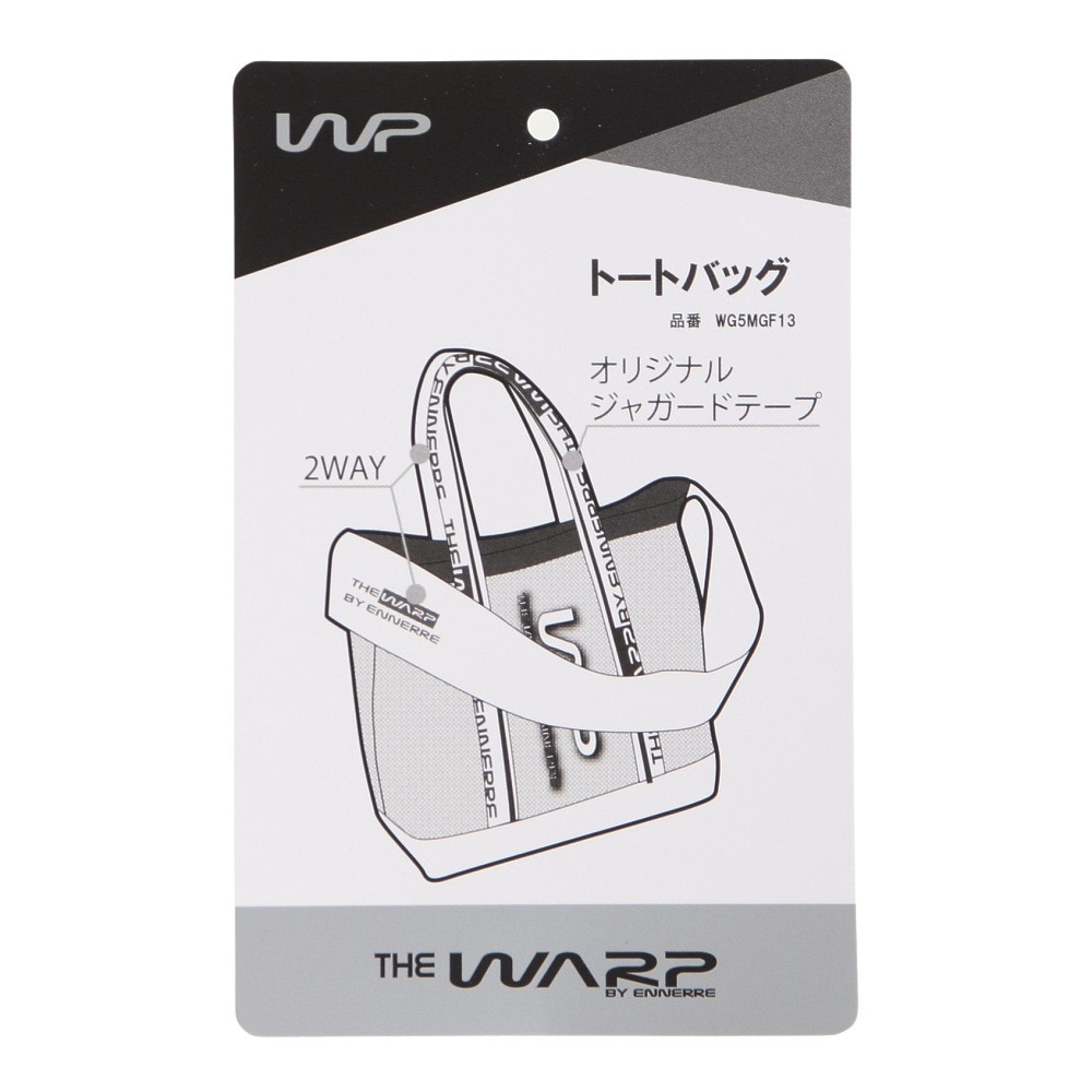 ザ・ワープ・バイ・エネーレ（The Warp By Ennerre）（メンズ、レディース）ポログラフトートバッグ WG5MGF13 WHT