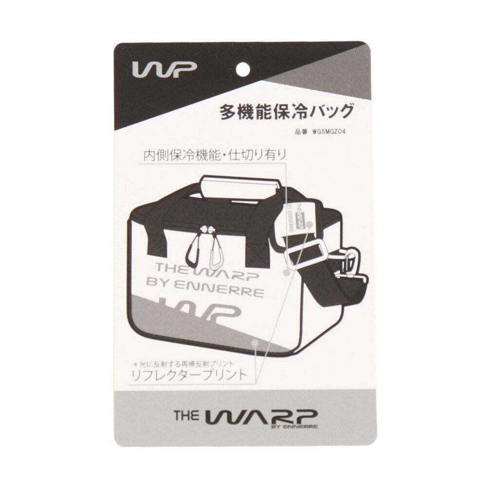 ザ・ワープ・バイ・エネーレ（The Warp By Ennerre）（メンズ、レディース）ゴルフ 保冷バッグ ダブルファスナー 上蓋 WG5MGZ04 WHT 