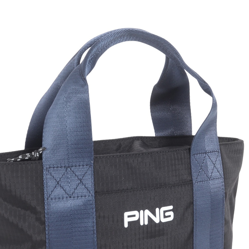 ピン（PING）（メンズ）ゴルフ カートバッグ ブラックラインラウンドトート GB-P2409 トートバッグ BK 37475