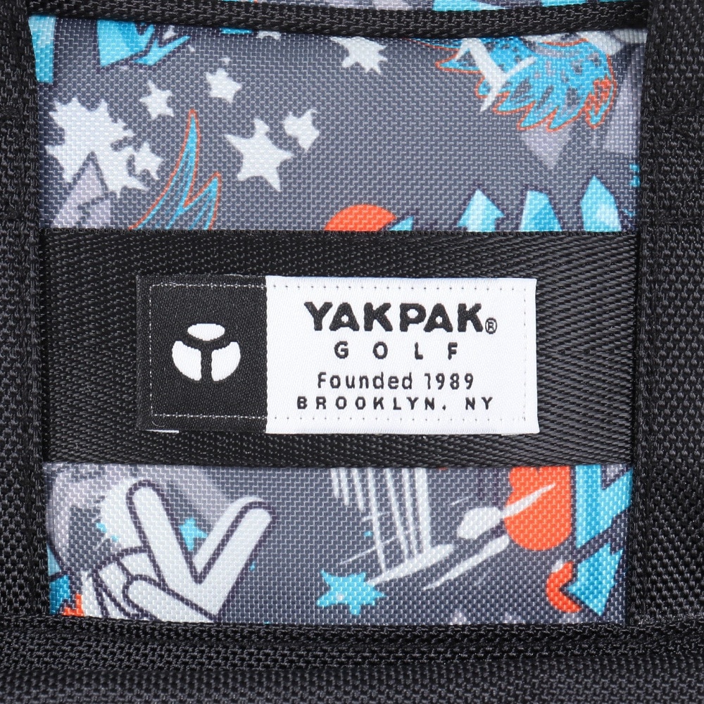 ヤックパック（YAK PAK）（メンズ）ゴルフ 保冷付ラウンドバッグ クーラーバッグ YP-903RB チカテツグラフィティ