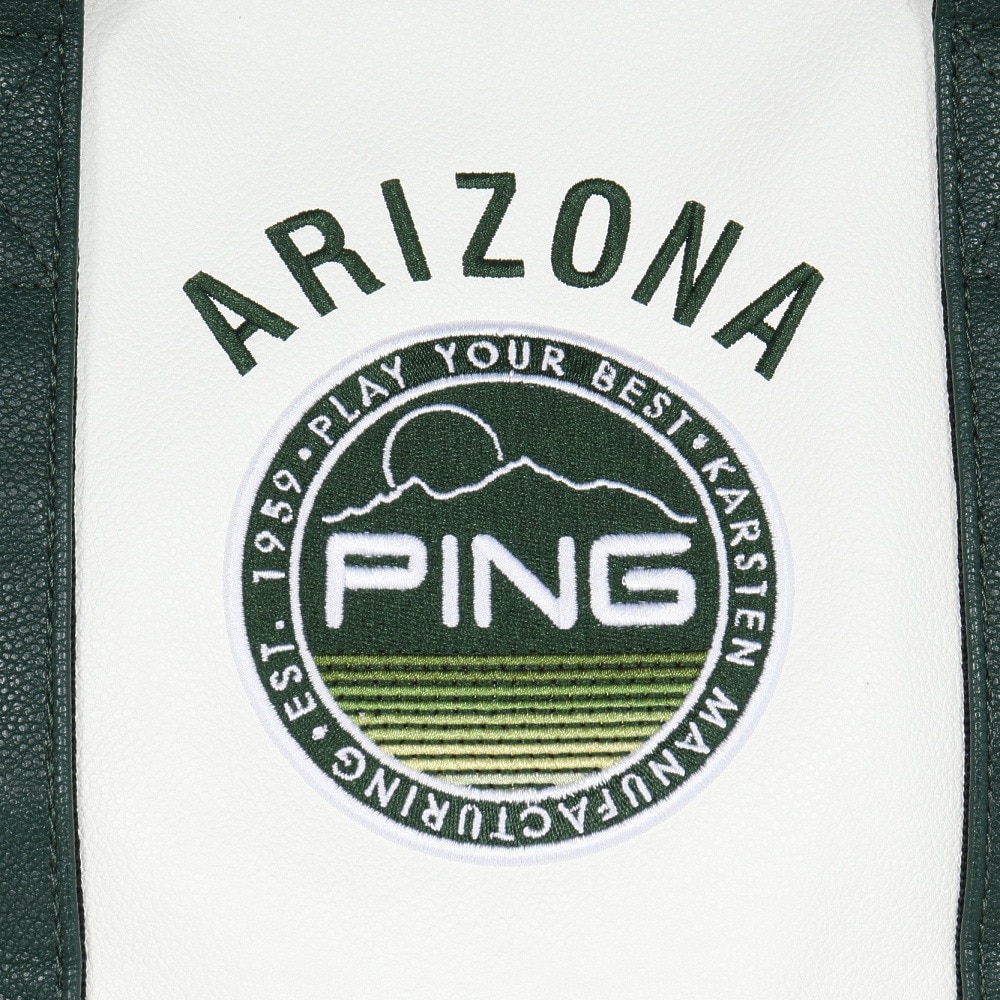 ピン（PING）（メンズ）ゴルフ 限定モデル Mr.PING ストリートカジュアル ラウンドトートバッグ GB-N2508 WH/GR 38252