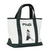 (メンズ)Mr.PING ストリートカジュアル ラウンドトートバッグ GB-N2508 WH/GR 38252