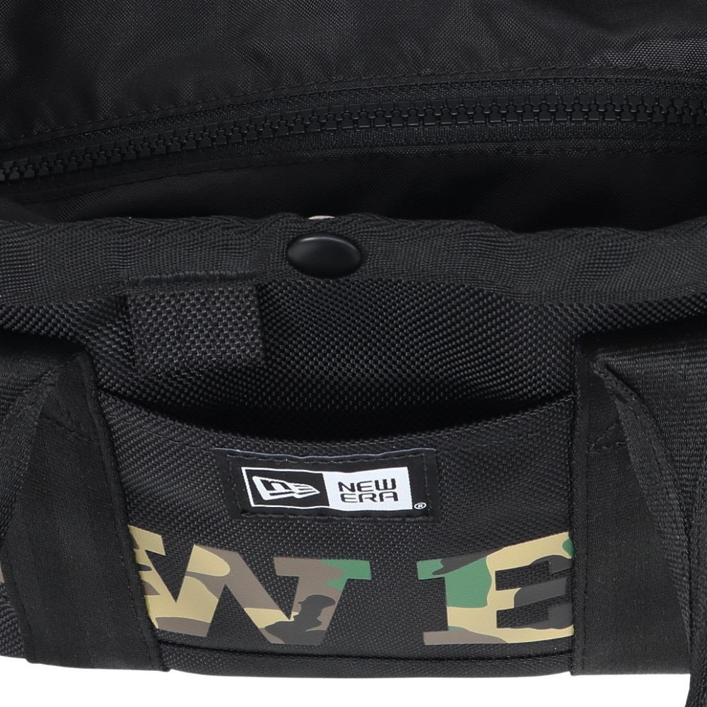 ニューエラ（NEW ERA）（メンズ、レディース）ゴルフ トートバッグミニ 6L ワードマークロゴ ブラック×ウッドランドカモ 14518204