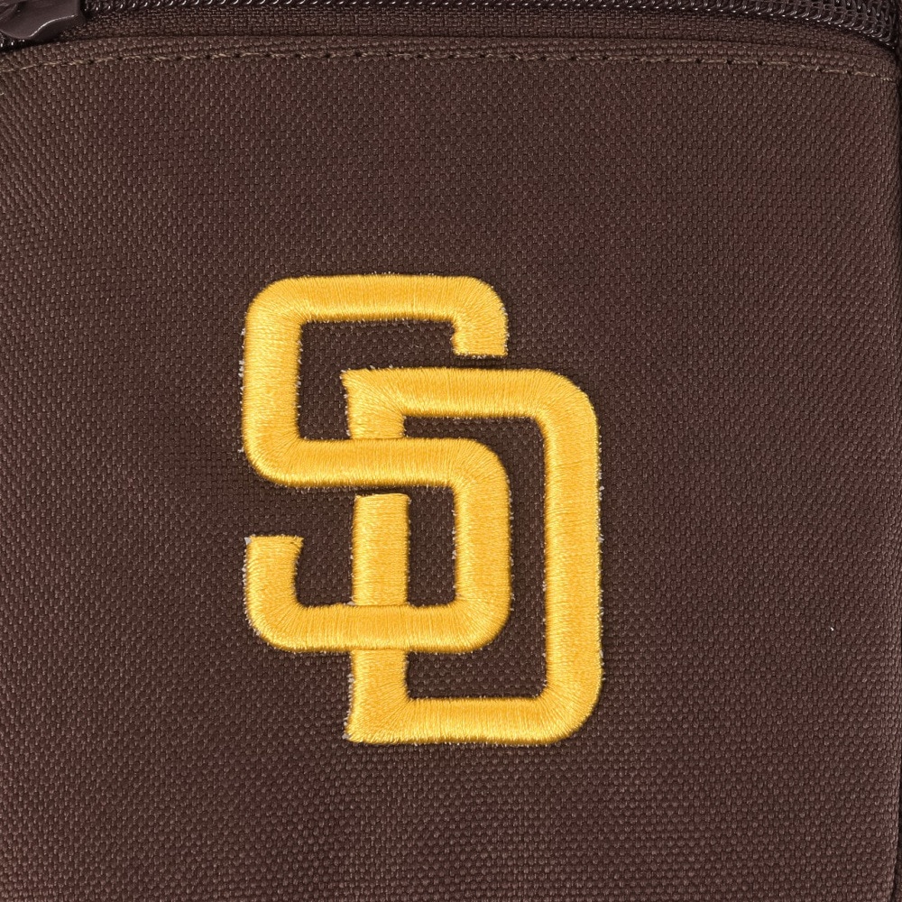 エムエルビー（MLB）（メンズ、レディース、キッズ）ゴルフ MLBミニショルダーバッグ サンディエゴ・パドレス SD-SD120/BROWN
