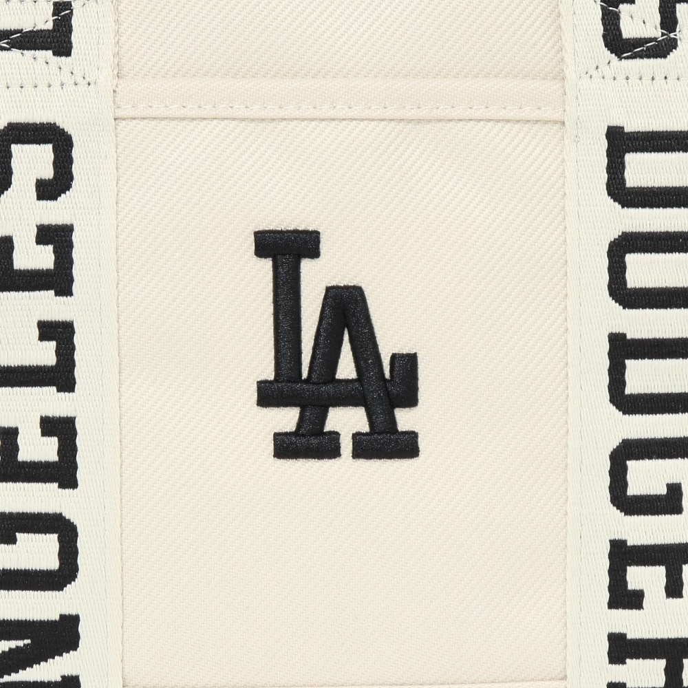 エムエルビー（MLB）（メンズ、レディース、キッズ）ゴルフ MLBミニトートバッグ ロサンゼルス・ドジャース LA-TTBM03/IVORY